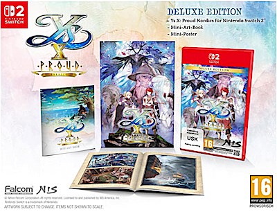 Ys X (10): Prooud Nordics  NSW2  Deluxe Ed.  SSK