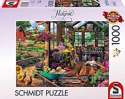 Puzzle - Gartenhaus (1000 Teile)