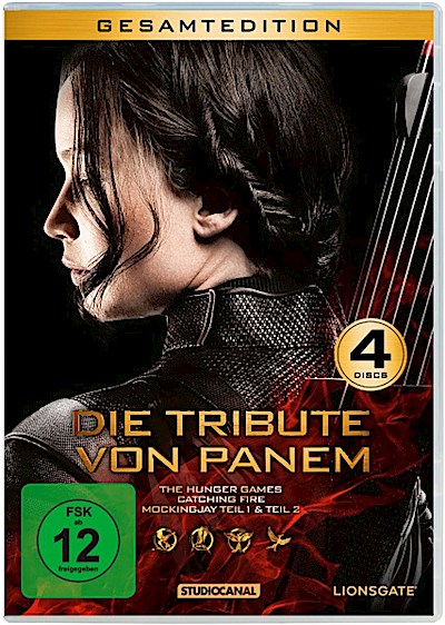 Tribute von Panem  Gesamtedition (DVD) 4Disc  Min: 528/DD5.1/WS