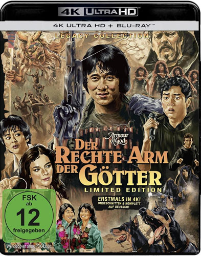 Armour of God - Der rechte Arm der Götter - Legacy Collection,1 4K UHD-Blu-ray + 1 Blu-ray (Limited Edition)