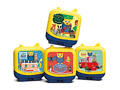 Pocket Tonies 4er Set - Eule findet den Beat