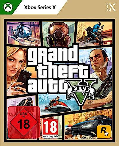 GTA  5  XBSX  USK & PEGI