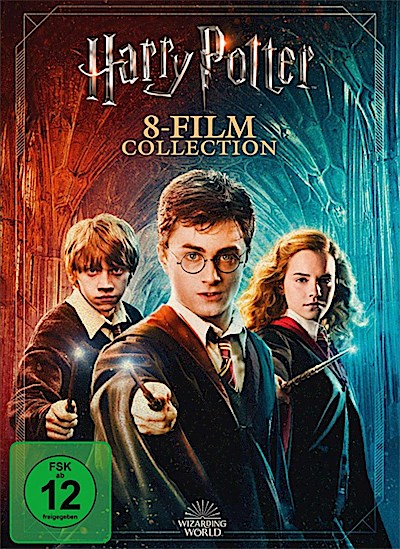 Harry Potter  Collection (DVD) 8Disc Min: 1132/DD5.1/WS Alle 8 Filme, Replenishment