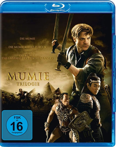Mumie  1-3, Die (BR) Trilogie, 3Disc Min: 364/DD5.1/WS  Neus Cover