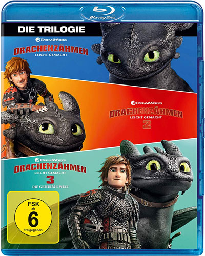 Drachenzähmen leicht gemacht  1-3 (BR) 3Disc, Dreamworks