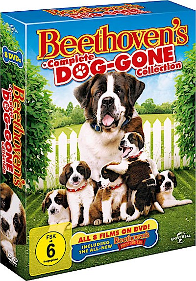 Beethoven Komplett BOX 1-8 (DVD) 8Disc Ein Hund names Beethoven
