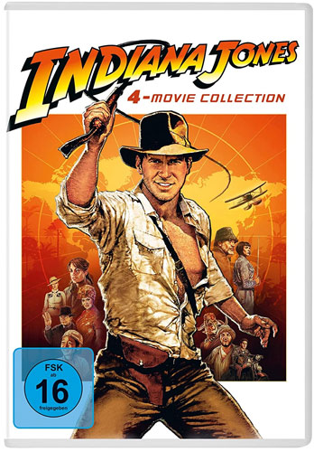 Indiana Jones - BOX 1-4 (DVD) 4Disc Min: 465/DD5.1/WS