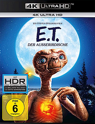 E.T. Der Außerirdische (UHD) 1Disc 4K  Min: 114/DTS-HD7.1/HD-1080p