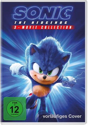 Sonic the Hedgehog 1-3 (DVD) Movie Collection  3Disc