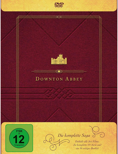Downton Abbey -  Die kompl. Saga (DVD) 29Disc  TV-Serie + 3 Kinofilme