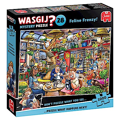 Wasgij Mystery 28 - Feline Frenzy (1000 Teile)