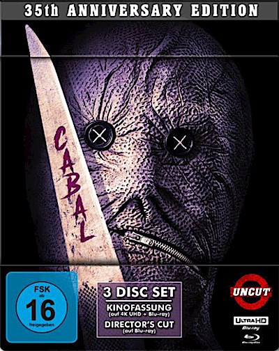Cabal - Die Brut der Nacht,1 4K UHD-Blu-ray + 2 Blu-ray (35th Anniversary Limited))