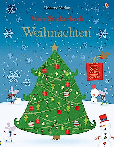 Mein Stickerbuch: Weihnachten