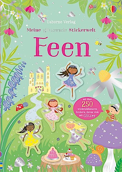 Meine glitzernde Stickerwelt: Feen