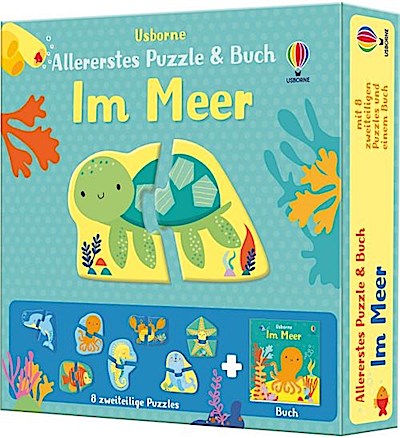 Allererstes Puzzle & Buch: Im Meer