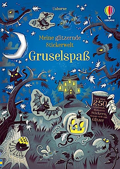 Meine glitzernde Stickerwelt: Gruselspaß