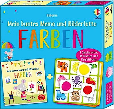 Mein buntes Memo und Bilderlotto: Farben