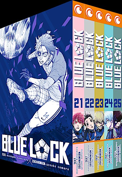 Blue Lock – Band 21-25 im Sammelschuber