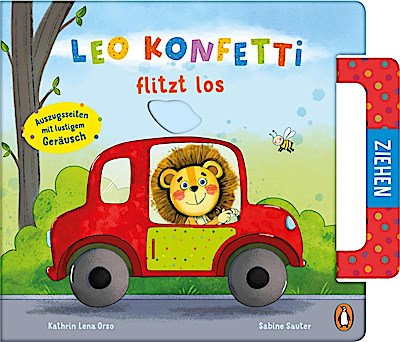 Leo Konfetti flitzt los (Pappbuch mit Auszugseiten)