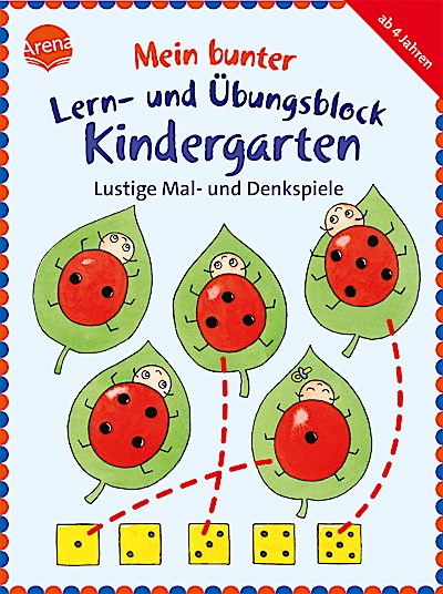 Mein bunter Lern- & Übungsblock KiGa: Mal- und Denkspiele