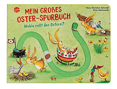 Mein großes Oster-Spurbuch - Wohin rollt das Osterei?