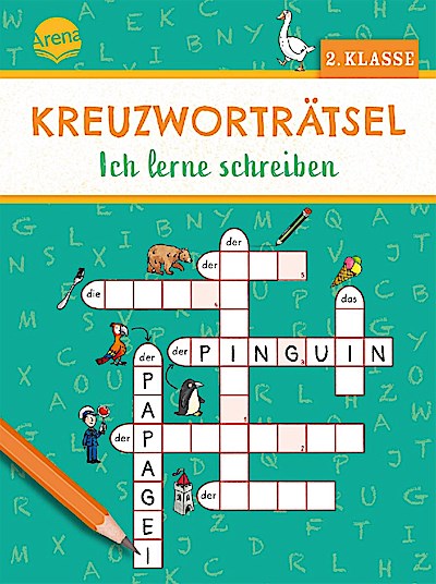 Kreuzworträtsel - Ich lerne schreiben (2. Klasse)