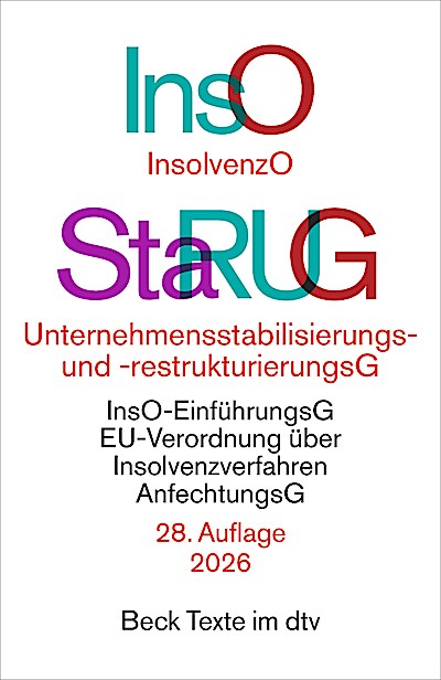 Insolvenzordnung / Unternehmensstabilisierungs...