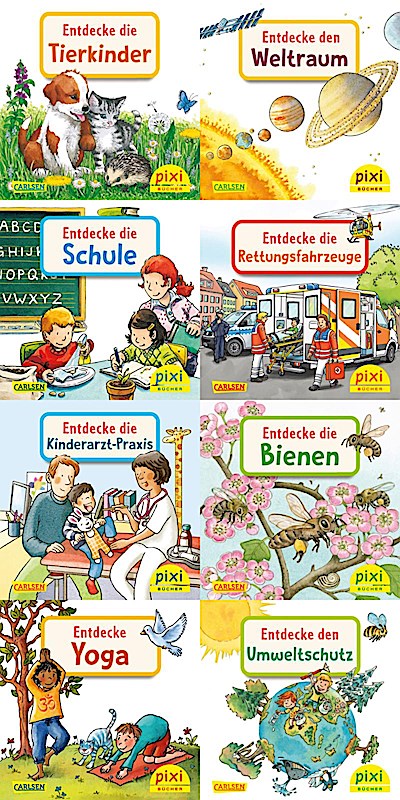 Pixi-8er-Set 291: Entdecke deine Welt 4 (8x1 E...