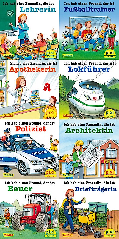 Pixi-8er-Set 281: Tolle Berufe bei Pixi (8x1 E...
