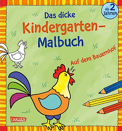 Ausmalbilder für Kita-Kinder: Das dicke Kinder...