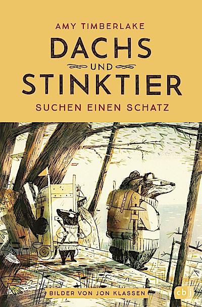 Dachs und Stinktier suchen einen Schatz