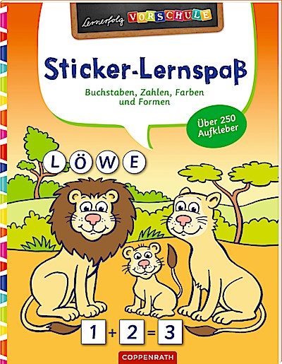 Sticker-Lernspaß (Wilde Tiere)