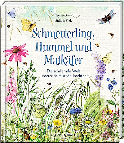 Schmetterling, Hummel und Maikäfer