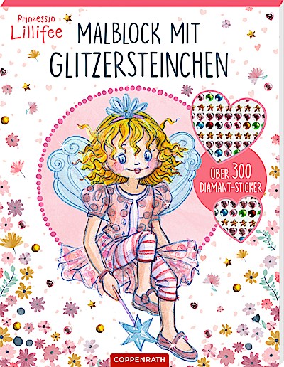 Malblock mit Glitzersteinchen (Prinzessin Lill...