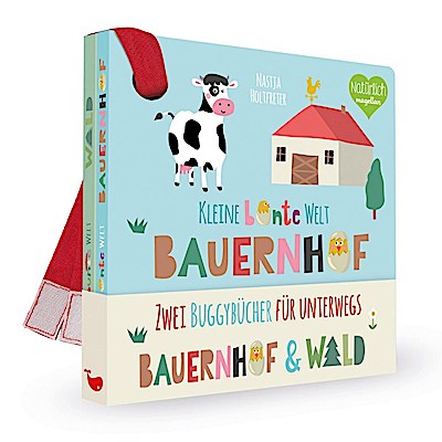 Buggybücher für unterwegs: Bauernhof & Wald
