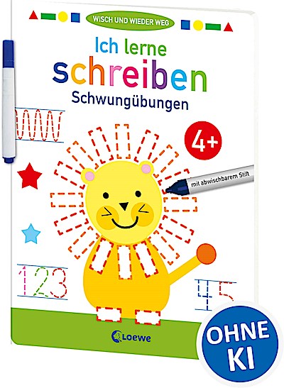 Wisch und wieder weg - Ich lerne schreiben 4+