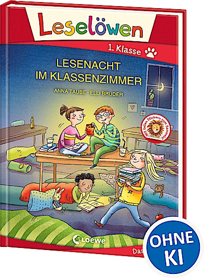 Leselöwen 1. Klasse - Lesenacht im Klassenzimm...