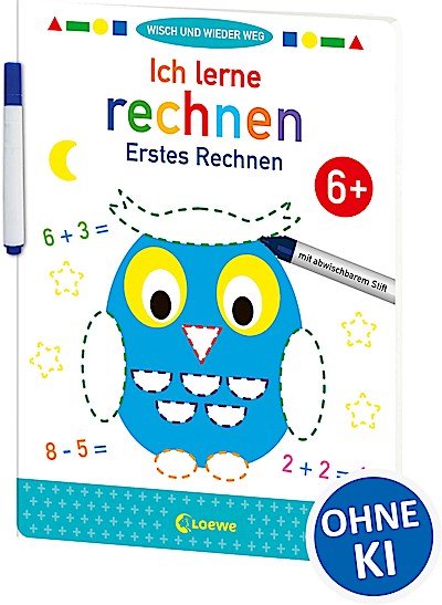 Wisch und wieder weg - Ich lerne rechnen 6+
