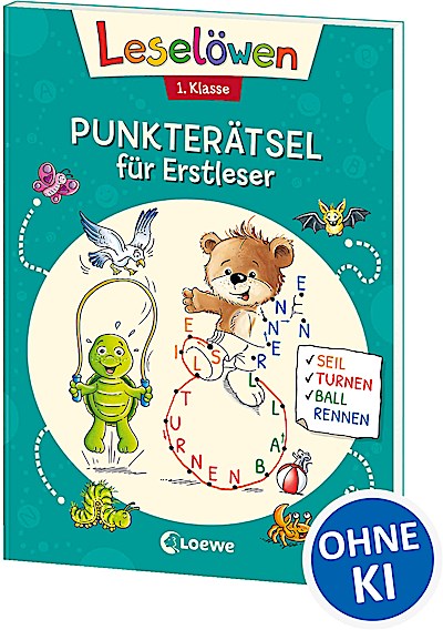 Leselöwen Punkterätsel für Erstleser - 1. Klas...