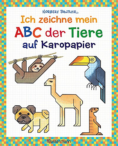 Ich zeichne mein ABC der Tiere auf Karopapier....
