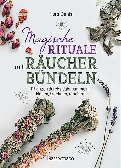 Magische Rituale mit Räucherbündeln. Pflanzen ...