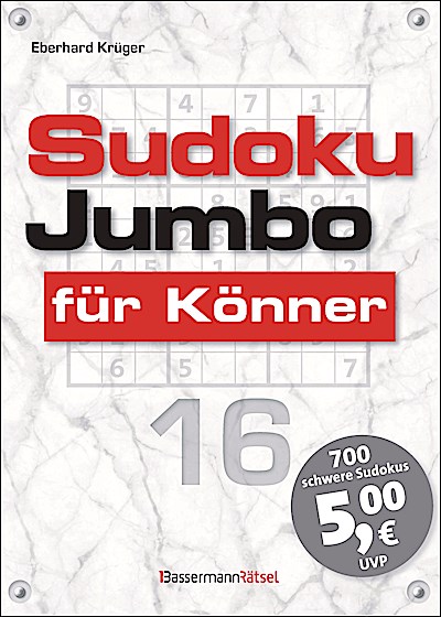 Sudokujumbo für Könner 16