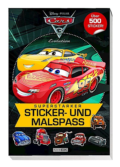 Cars 3 - Superstarker Sticker- und Malspaß