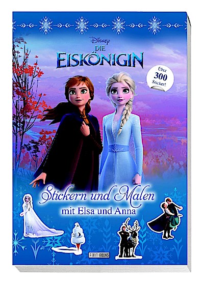 Disney: Die Eiskönigin - Stickern und Malen mit Elsa & Anna