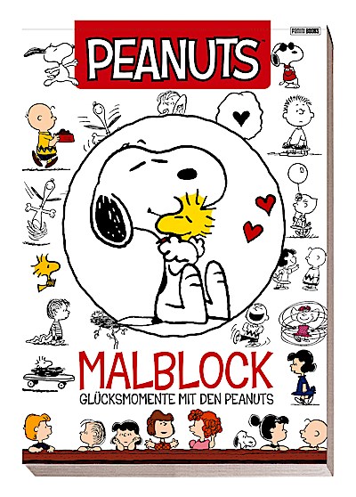 Peanuts: Malblock - Glücksmomente mit den Peanuts