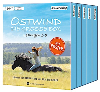 Ostwind - Die grosse Box (Lesungen 1-5, 5mp3 CD)