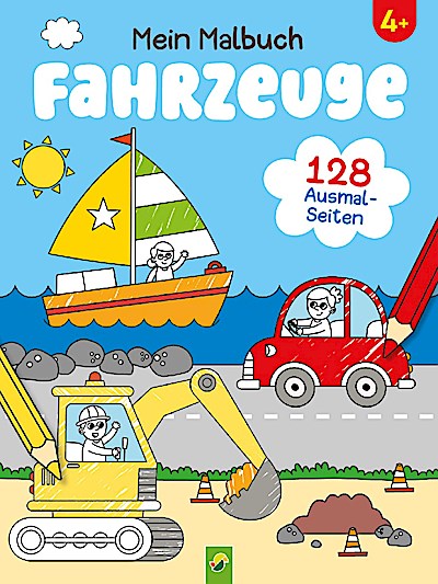 Mein Malbuch: Fahrzeuge