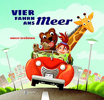 Vier fahren ans Meer