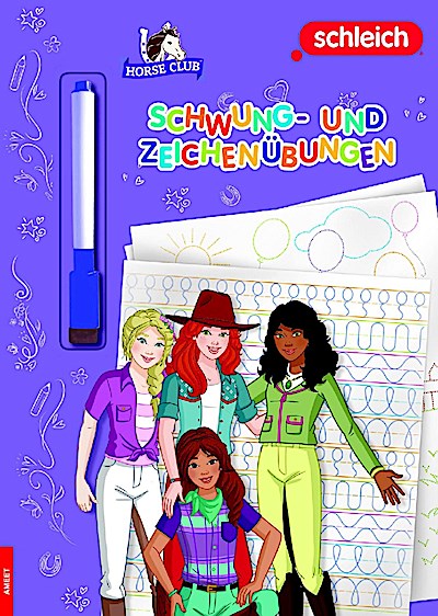 Schleich Horse Club - Schwung und Zeichenübungen (mit Stift)