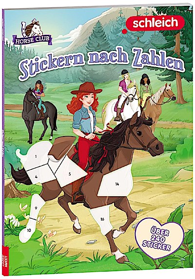 Schleich Horse Club - Stickern nach Zahlen